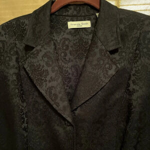 AMANDA SMITH~BROCADE~BLACK~BLAZER~14
